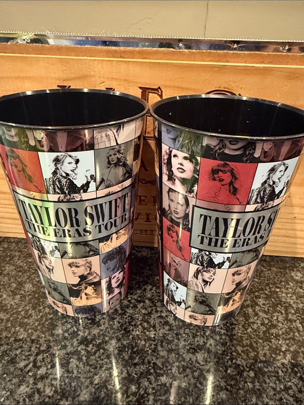 2 Taylor Swift “The Eras Tour” Exclusive Movie Plastic Cup 32oz NO LIDS